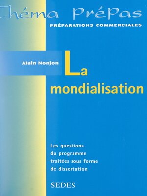 cover image of La mondialisation